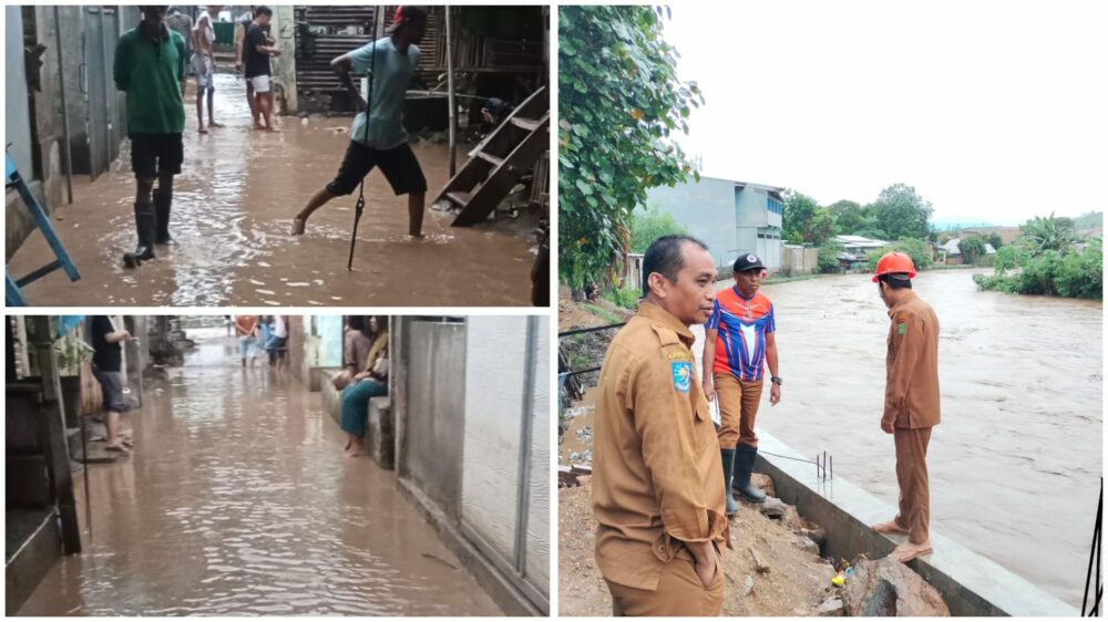 Banjir Genangi Paruga dan Tanjung, Rumah Warga di Rabadompu Timur Tertimpa Batu - Kabar Harian Bima