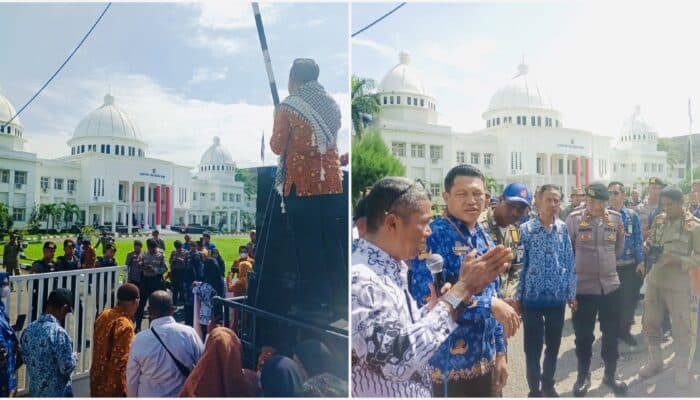 Puluhan Guru PAI Kota Bima Seruduk Kantor Pemkot, Tuntut Kejelasan Gaji