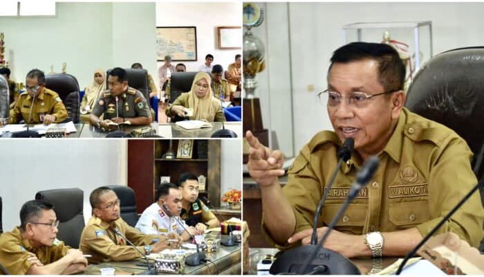 Rakor Trantibum, Wali Kota Bima Soroti Parkir Liar dan Rambu Lalu Lintas