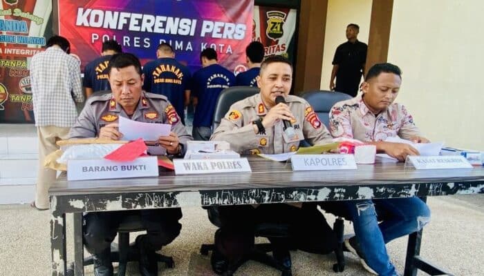 Premanisme dan Kekerasan Diungkap Polres Bima Kota Selama Operasi Pekat Rinjani 2025