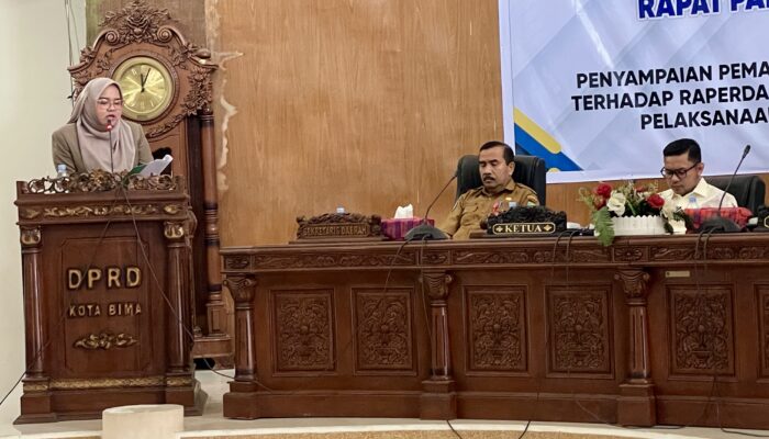 Rapat Paripurna DPRD Kota Bima, LPJ APBD 2024 Diterima Mayoritas Fraksi
