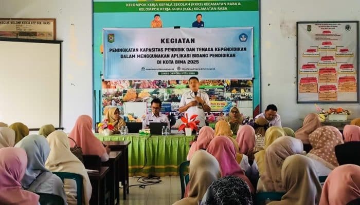 Dorong Inovasi Pembelajaran, Guru di Kecamatan Raba Diberi Pelatihan Teknologi