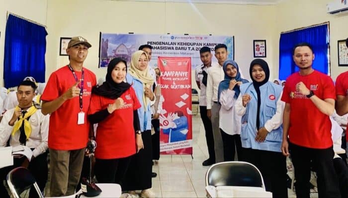 Inspektorat Kota Bima Kampanye Budaya Antikorupsi dan Tolak Gratifikasi di Kalangan Mahasiswa Baru