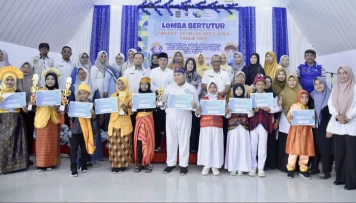 10 Finalis SD dan MI Adu Cerita di Panggung Lomba Bertutur Kota Bima