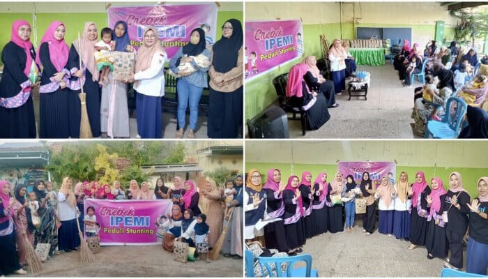 Lawan Stunting, IPEMI Kota Bima Gerakkan Bantuan Gizi dan Kebersihan