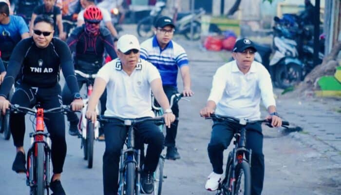 Man-Feri Gowes Jumat Pagi, Ajak Warga Hidup Sehat dan Cinta Kota