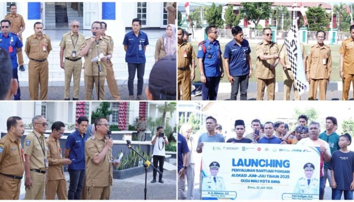 Pemkot Bima dan Bulog Lepas Armada Cadangan Beras Pemerintah, Strategi Jaga Daya Beli