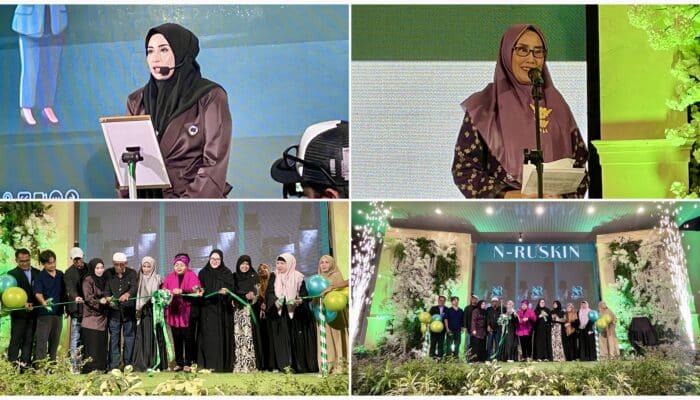 Nadia Basyarahil Launching N-Ruskin, Produk Kecantikan Lokal Bima Siap Menasional