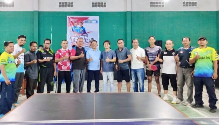 KSOP dan KONI Kolaborasi, Turnamen Tenis Meja Terbesar di Kota Bima Resmi Digelar