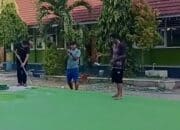SMPN 2 Kota Bima Ubah Halaman Jadi Lapangan Olahraga