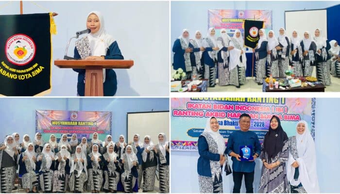 Tri Yubiah Terpilih Jadi Ketua IBI Ranting Harapan Bunda Bima Periode 2023–2028