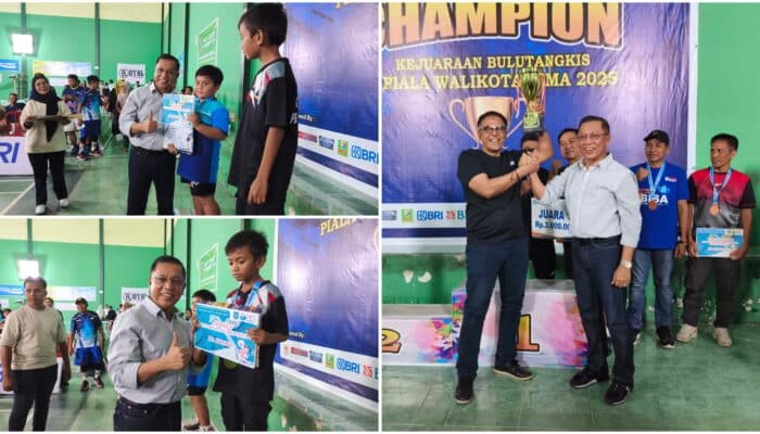 Wali Kota Bima 2025 Tutup Kejuaraan Bulutangkis, Apresiasi untuk Dorong Pembinaan Atlet Muda