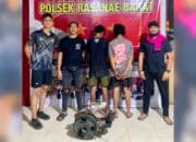 Dua Remaja Nekat Curi Mesin Diesel, Polsek Rasbar Bergerak Cepat Tangkap Pelaku