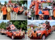 BPBD Kota Bima Kampanye Siaga Bencana Lewat Karnaval Kendaraan Hias