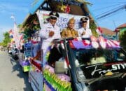 Kecamatan Rasanae Barat Tampil Semarak di Karnaval Kendaraan Hias