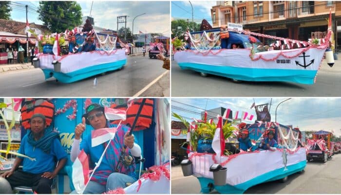 KM BISA 001, Kapal Hias DKP Kota Bima Serukan Jaga Laut dari Sampah