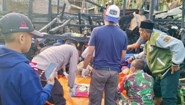 Kebakaran di Wawo, Rumah Hangus dan Satu Warga Tewas Terpanggang