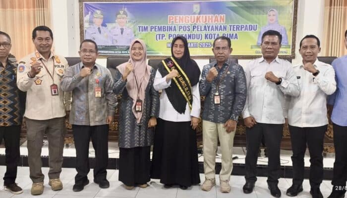 Hj Badrah Ekawati Didapuk Jadi Ketua TP Posyandu Kota Bima