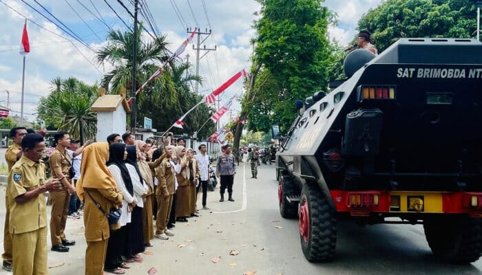 Kota Bima Disisir, TNI Polri Cooling System Jaga Kamtibmas
