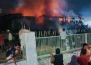 Kebakaran di Kelurahan Paruga, Api Merembet ke Sejumlah Toko Samping Rumah Makan