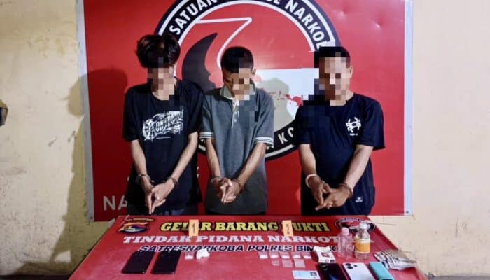Polres Bima Kota Grebek Jaringan Narkoba, Sabu 6,58 Gram Disita