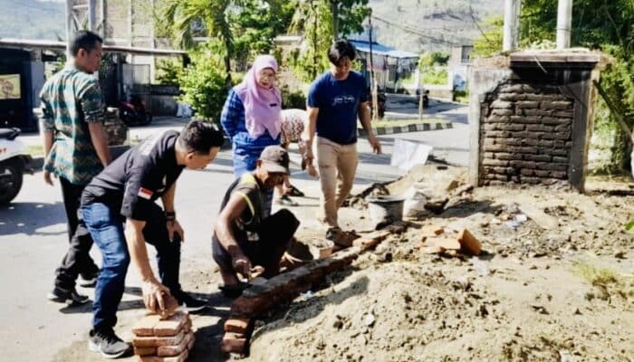 DLH dan Camat Mpunda Ubah Tempat Pembangunan Sampah Jadi Taman