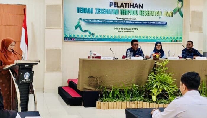 Dinkes Kota Bima Gandeng Bapelkes, Latih Nakes Tangani Kasus Gangguan Jiwa