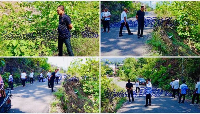 Ketua DPRD Kota Bima Turun Tangan, Jalan Longsor di Rontu Segera Diperbaiki