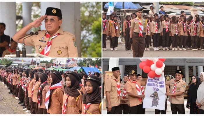 1.500 Peserta Ramaikan Kemah Persaudaraan, Bupati Bima: Pramuka Benteng Moral Generasi Muda
