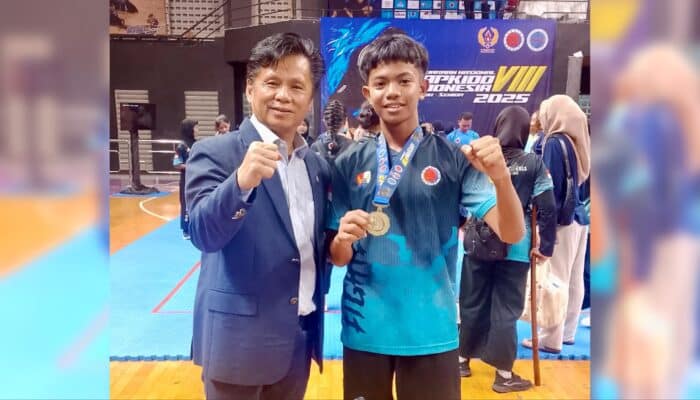 Khalaf Daniswara, Atlet Muda Kota Bima Bawa Pulang Emas untuk NTB di Kejurnas Hapkido 2025