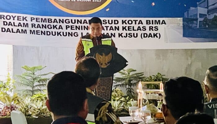 Pekerjaan Konstruksi RSUD Kota Bima Rampung, Masuk Peringkat Terbaik Progres Pembangunan