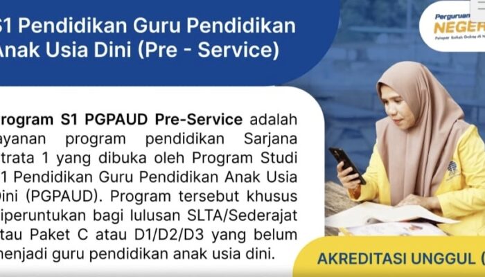 Kuliah Murah Tanpa Ganggu Aktivitas, UT Mataram Resmi Buka S1 PGPAUD