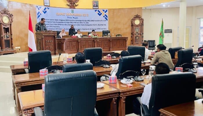 Paripurna Penetapan KUA-PPAS 2026, Wujud Sinergi Legislatif dan Eksekutif Bangun Kota Bima