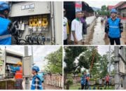 PLN UP3 Bima Gerak Cepat Amankan Jaringan Listrik Pasca Banjir Madapangga