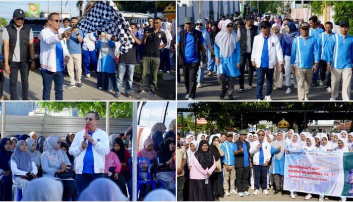 Jalan Sehat HKN Kota Bima, Feri Sofiyan: Generasi Sehat, Masa Depan Hebat