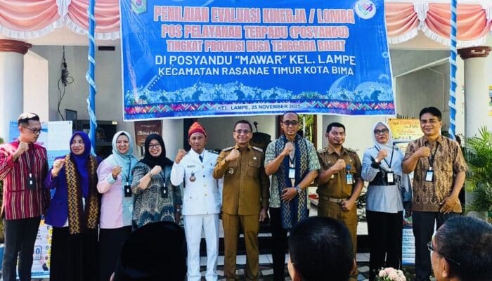 Posyandu Mawar tak Menyerah Meski Banjir, Kini Dinilai Tim Provinsi NTB