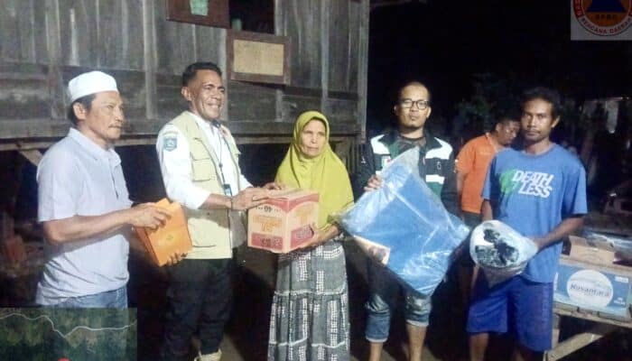 BPBD Salurkan Bantuan Darurat untuk Warga Lampe Korban Rumah Ambruk
