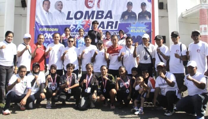 Ratusan Pelajar Ramaikan Lomba Lari yang Digelar PASI Kota Bima