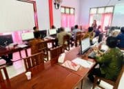 Seleksi JPT 5 OPD, Puluhan Pejabat Pemkot Bima Jalani Ujian CAT dan Wawancara Daring