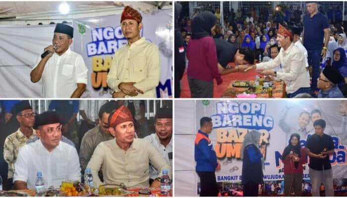 Ady – Irfan Sapa UMKM Langgudu, Ngopi Bareng Jadi Ruang Promosi dan Serap Aspirasi
