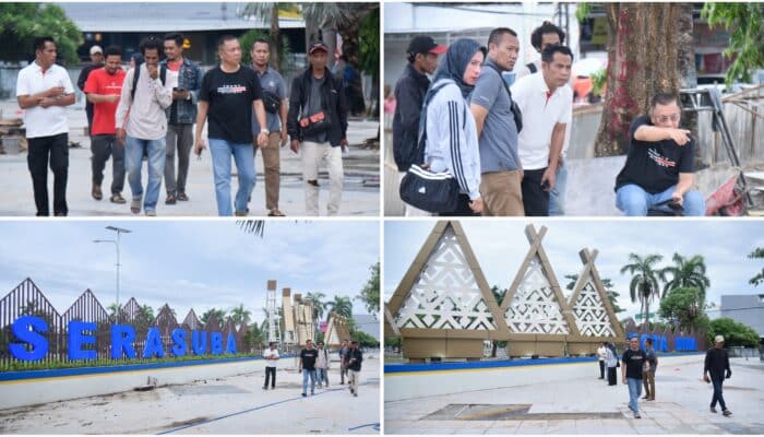 Wali Kota Bima Cek Detail Finishing Pekerjaan Lapangan Serasuba