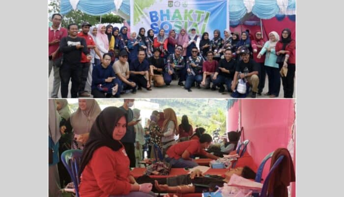 Wujudkan Kota Bima Sehat, PATELKI, IAI dan PMI Gelar Baksos Kolaboratif