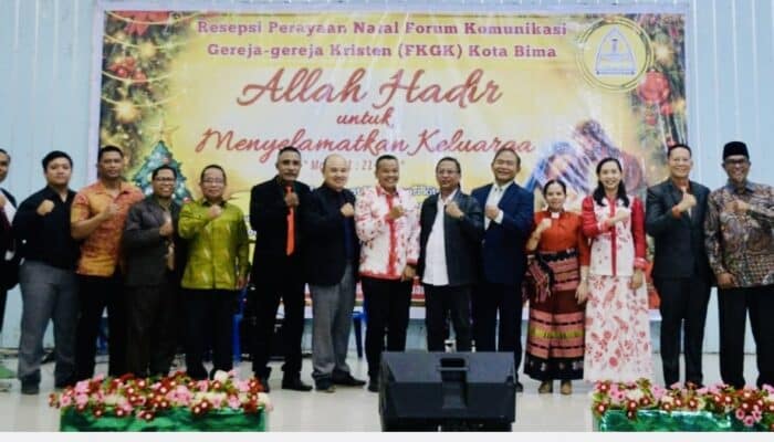 Gelar Perayaan Natal, FKGK Kota Bima Ajak Umat Jaga Kerukunan dan Saling Mengasihi