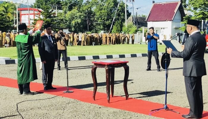 Fakhrunrazi Resmi Dilantik jadi Sekda Kota Bima