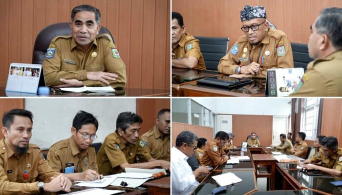 Sekda Pimpin Rapat, Bahas Serius Status Lahan Proyek NUFReP Kolam Retensi Amahami