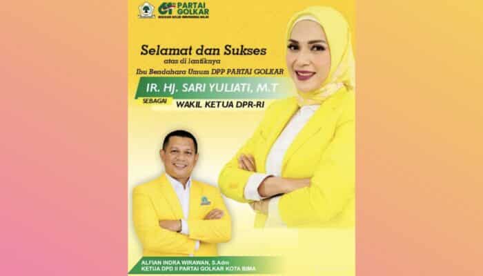 Sari Yuliati Jadi Wakil Ketua DPR RI, Alfian: Ini Kebanggaan Seluruh Masyarakat NTB