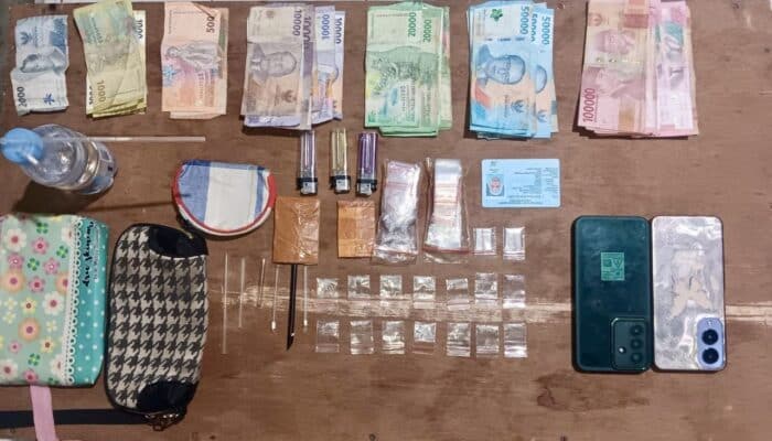 Suami Istri di Bima Kompak Edarkan Narkoba, 16 Paket Sabu Diamankan Polisi