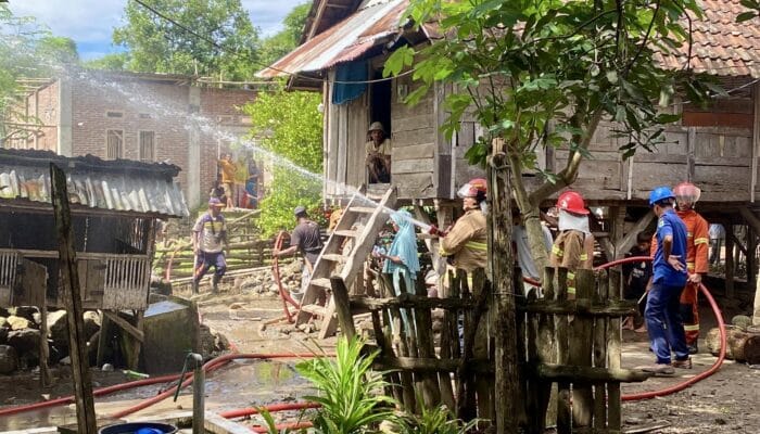 Api Lahap Dua Rumah di Penanae, Diduga Korsleting Listrik
