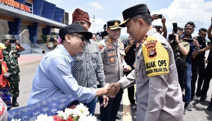 Perkuat Sinergi Keamanan, Wakil Wali Kota Bima Sambut Kapolda NTB
