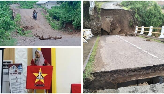 5 Tahun Jembatan Rusak Parah di Langgudu, Warga Minta Pemkab Bima Perbaiki